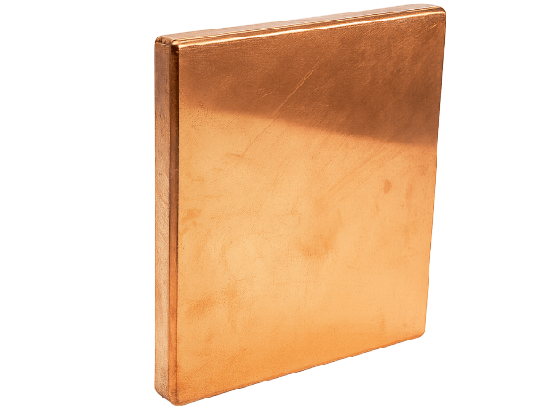 Анод медный х/к М1у 2х100 мм ГОСТ 767-2020 фото