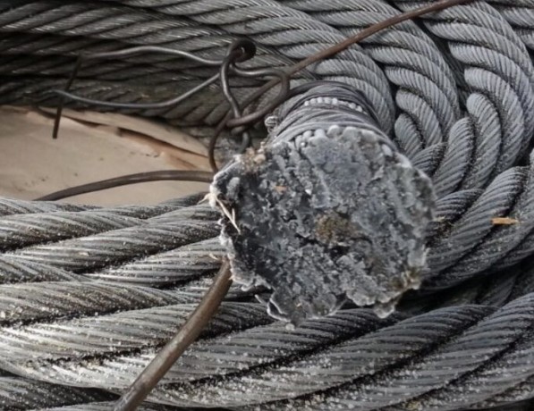 Канат стальной двойной круглопрядный правой свивки 1 ТК 11,5 мм ГОСТ 3071-88 фото