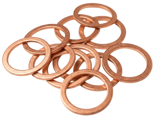 Кольцо медное для гидравлики М1 42х49х2 мм DIN 7603 фото