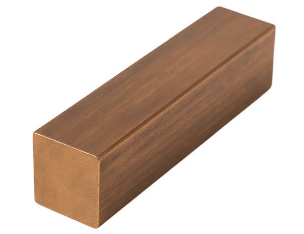 Квадрат бронзовый г/к БрАМц9-2 14х14 мм ГОСТ 1628-2019 фото