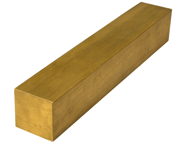 Квадрат латунный тянутый ЛС59-2 4,5х4,5 мм ГОСТ 2060-2006 фото