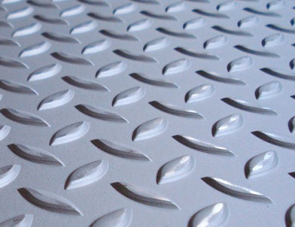 Лист нержавеющий рифленый г/к чечевица 08Х17 2,5 мм ГОСТ 8568-77 фото