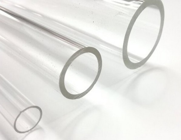 Оргстекло труба круглая экструзионная прозрачная блестящая PLEXIGLAS XT 1,3х6,5х3,5х4000 мм фото