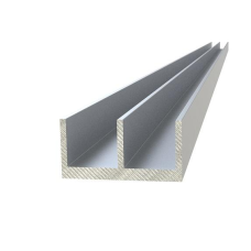 Профиль алюминиевый равнополочный Ш-образный фото