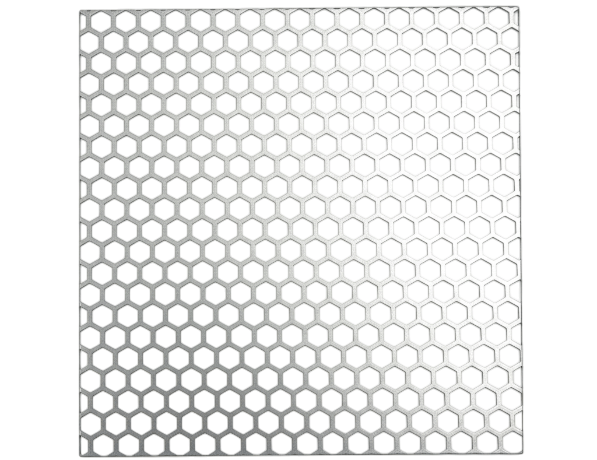 Сетка нержавеющая перфорированная 08Х18Н10Т 35х35х2,5 мм фото