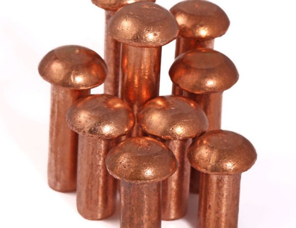 Заклепка медная полукруглая пустотелая М1 1,4х8 мм ГОСТ 12639-80 фото