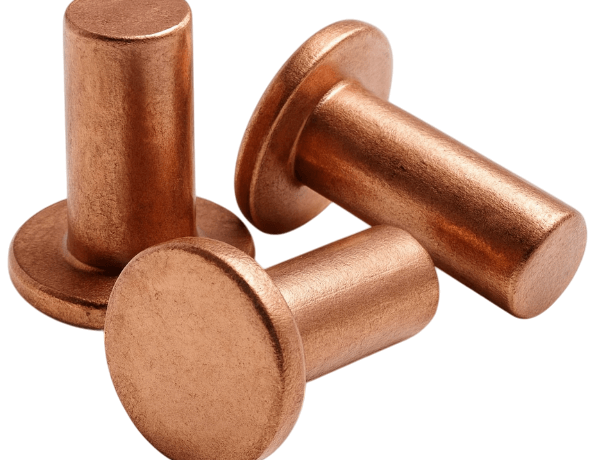 Заклепка медная круглая вытяжная ММ 1х5 мм ГОСТ 12639-80 фото